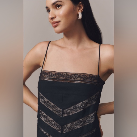 NWOT Maeve Sleeveless Square-Neck Lace Mix
Mini Dress Sz XL - Picture 4 of 4